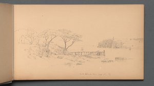 Cuaderno de bocetos, página 20: Peaks Island, ME, 7 de septiembre, 1859 de Sanford Robinson Gifford