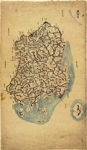 Chosŏn chido. LOC 83675009-1 de Sang Gi Chŏng