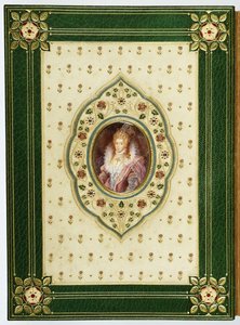 Un retrato ovalado de la Reina Isabel I