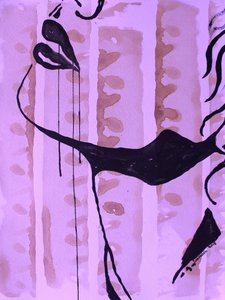 Retrato abstracto sensual de Santhosh ch