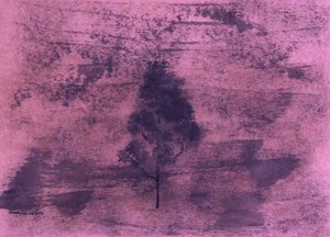 Árbol rosa solitario de Santhosh ch