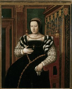 Catalina de Médicis, reina de Francia de Santi di Tito