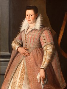Retrato de Bianca Cappello 1548-1587, siglo XVI de Santi di Tito