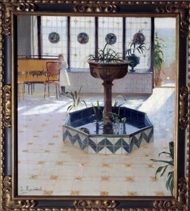 La fuente bajo la veranda