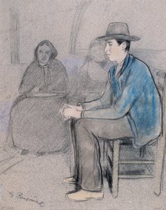 Después de la guerra. El triste hogar de Santiago Rusiñol