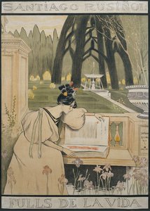 Fulls de la vida Póster de Santiago Rusiñol