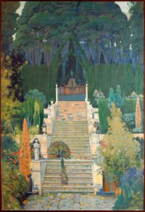 Jardín señorial. Raixa II de Santiago Rusiñol