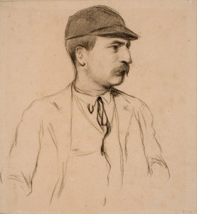Retrato de Genís Muntaner de Santiago Rusiñol