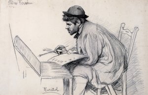 Retrato de Pere Ferran de Santiago Rusiñol