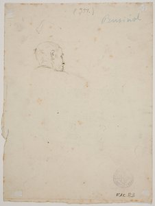Estudio de una cabeza masculina de Santiago Rusiñol
