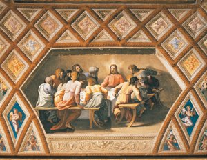 Última Cena de Sanzio of Urbino (workshop) Raphael