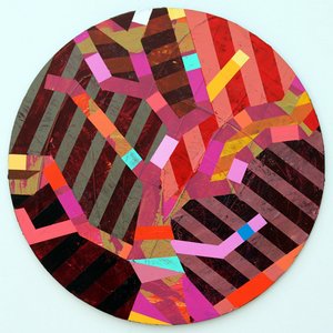 Twixt Heaven & Earth VII-A (acrílico sobre tabla circular)