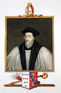 Retrato de Hugh Latimer (c.1486-1555) Obispo de Worcester de 