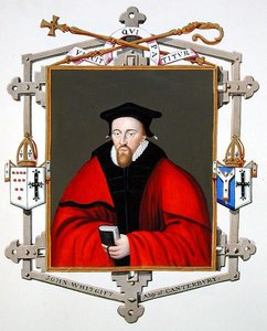 Retrato de John Whitgift (c.1530-1604) Arzobispo de Canterbury de 