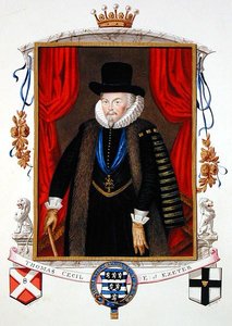 Retrato de Sir Thomas Cecil (1542-1623) 1er Conde de Exeter, 2do Lord Burghley de 