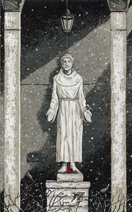 San Francisco en la nieve, 2023 (pintura) de Sarah Drummond