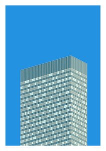 390 Park Avenue, NYC, 2014 (impresión giclée gráfica)