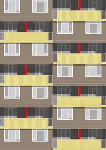 Spa Green Estate, 2017 (digital) de Sarah Evans