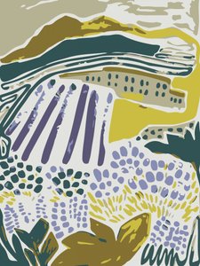 Campos de lavanda en el campo de Sarah Fitzgerald