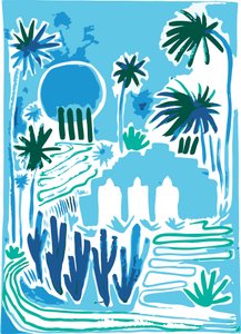 Oasis de jardín tropical de Sarah Fitzgerald