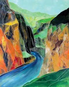 Las sinuosas aguas del cañón
