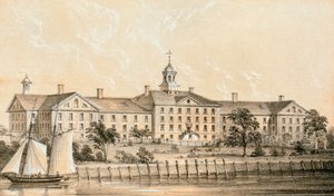 Hospital Alms House, Bellevue, hospital de Bellevue, Nueva York de Sarony and Major