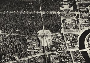 Berlín: Puerta de Brandeburgo vista desde un avión
