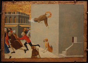 El bendito Ranieri libera a los pobres de una cárcel florentina del Retablo de Borgo del Santo Sepolcro, 1437-1444 de Sassetta