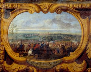 Las acciones de Luis II de Borbón, príncipe de Condé, batalla de Vitry (detalle)