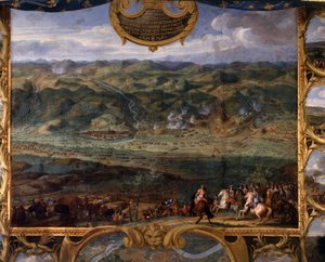 Las acciones del Príncipe Luis II de Borbón Condé, conocido como el Gran Condé (1621-1686): Batalla de Friburgo (1644) durante la Guerra de los Treinta Años de Sauveur Le Conte