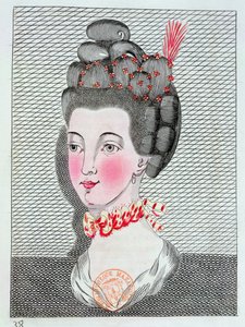 El arte de la peluquería en París, 1767 de Sauveur Legros or Le Gros