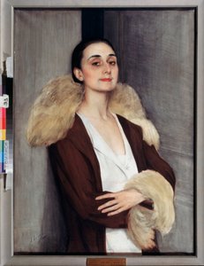 Retrato de Melita Tchalokashvili, siglo XX (temple)