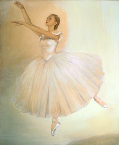 Retrato de una bailarina de ballet de Savelij Abramovich Sorin