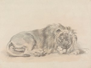 León tumbado de Sawrey Gilpin