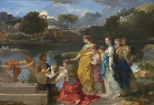 El hallazgo de Moisés de Sébastien Bourdon