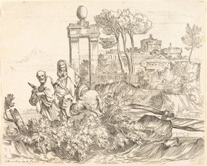 La Huida a Egipto de Sébastien Bourdon