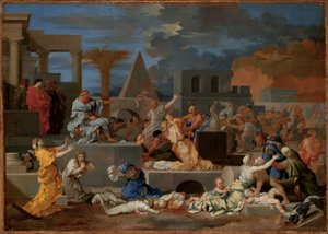 La masacre de los inocentes (óleo sobre lienzo) de Sébastien Bourdon