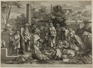 Enterrar a los muertos, de Las Obras de Misericordia de Sébastien Bourdon