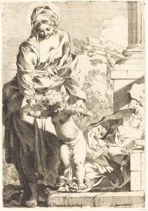 Virgen y Niño pisoteando el pecado