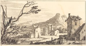 Paisaje con Casas de Sébastien  Le Clerc I