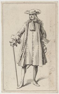 Hombre con una Espada de Sébastien Le Clerc the elder