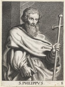 san filipo S. Philippus (título sobre el objeto) Cristo, María y los Apóstoles (título de la serie)
