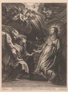 Anunciación de Schelte Adamsz. Bolswert