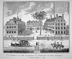 Harvard College, Cambridge, Massachusetts c.1739 de School American
