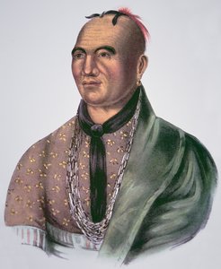 Joseph Brant (1742-1807) Jefe de los Mohawks de School American