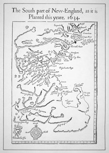Mapa incluyendo la Bahía de Massachusetts