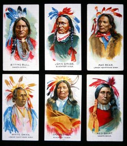 Seis líderes notables Sioux de School American