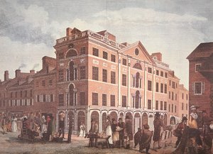 La esquina de las calles Tercera y Market, Filadelfia de School American