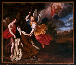 Éxtasis de Santa Teresa. 1692 de School Belgian