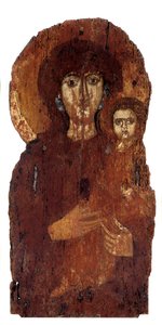 Virgen Hodighitria, icono de School Byzantine